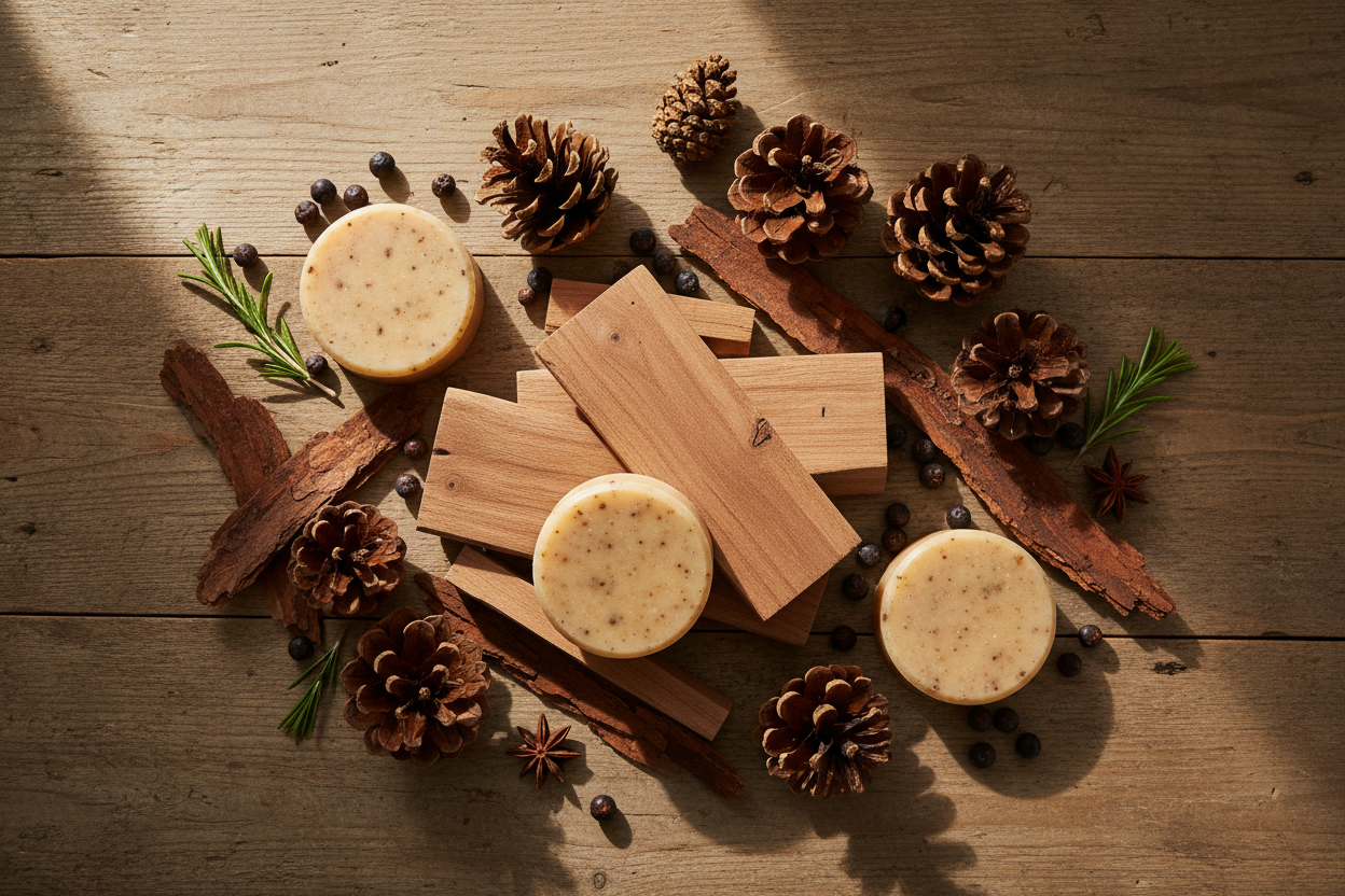 Warm & Woodsy Soaps